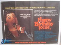 Original Movie/Film Poster – 1981 Happy Birthday from Me 40x30" approx. kept rolled, creases