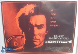 Original Movie/Film Poster – 1984 Tightrope Clint Eastwood 40x30" approx. kept rolled, creases