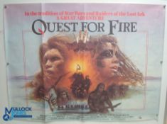 Original Movie/Film Poster – 1981 Quest for Fire 40x30" approx. kept rolled, creases apparent,