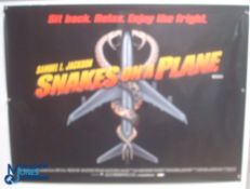 Original Movie/Film Poster – 2006 Snakes on a Plane 40x30" approx. kept rolled, creases apparent, Ex
