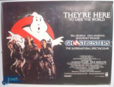 Original Movie/Film Poster – 1984 Ghostbusters 40x30" approx. kept rolled, creases apparent, Ex
