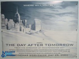 Original Movie/Film Poster – 2004 The Day After Tomorrow 40x30" approx. kept rolled, creases