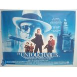 Original Movie/Film Poster – 1987 Untouchables 40x30" approx. kept rolled, creases apparent, Ex