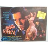 Original Movie/Film Poster - 1987 The Big Town 40x30" approx. kept rolled, creases apparent, Ex