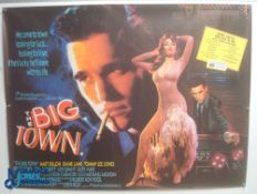 Original Movie/Film Poster - 1987 The Big Town 40x30" approx. kept rolled, creases apparent, Ex