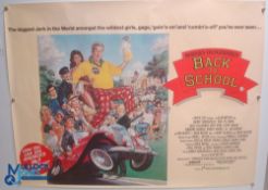 Original Movie/Film Poster – 1986 Back to School 40x30" approx. kept rolled, creases apparent, Ex