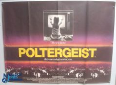 Original Movie/Film Poster – 1982 Horror Poltergeist 40x30" approx. kept rolled, creases apparent,