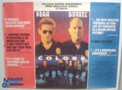 Original Movie/Film Poster – 1988 Colours Sean Pen 40x30" approx. kept rolled, creases apparent,