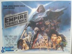 Original Movie/Film Poster – 1980 Star Wars The Empire Strikes Back 40x30" approx. kept rolled,