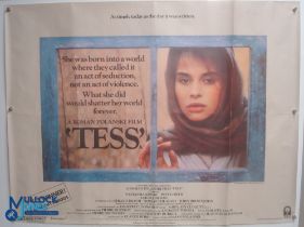 Original Movie/Film Poster – 1979 Tess 40x30" approx. folded into 8, creases apparent, Ex Cinema