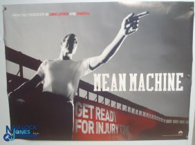 Original Movie/Film Poster – 2001 Mean Machine 40x30" approx. kept rolled, creases apparent, 2