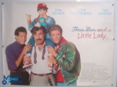 Original Movie/Film Poster – 1990 Three Men and a Little Lady 2 variations 40x30" approx. kept