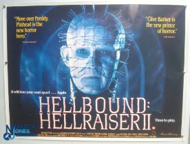 Original Movie/Film Poster – 1988 Horror Hellbound Hellraiser II 40x30" approx. kept rolled, creases