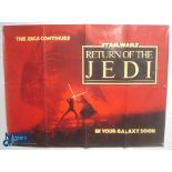 Original Movie/Film Poster – 1983 Star Wars Return of the Jedi 40x30" approx. kept rolled, creases