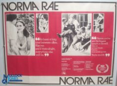 Original Movie/Film Poster – 1979 Norma Rae 40x30" approx. kept rolled, creases apparent, originally