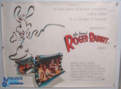 Original Movie/Film Poster – 1988 Who Framed Roger Rabbit 40x30" approx. 2 variations kept rolled,