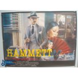 Original Movie/Film Poster – 1982 Hammett 40x30" approx. kept rolled, creases apparent, 3 vertical