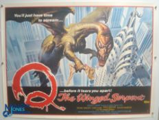 Original Movie/Film Poster – 1982 The Winged Serpent 40x30" approx. kept rolled, creases apparent,