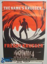 Original Movie/Film Poster – 1988 Horror Nightmare on Elm Street 4 40x30" approx. & 30x20" Example