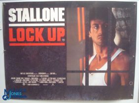 Original Movie/Film Poster – 1989 Lock Up Stallone 40x30" approx. kept rolled, creases apparent,
