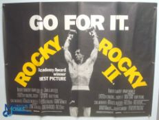 Original Movie/Film Poster – 1979 Rocky II 40x30" approx. kept rolled, creases apparent,