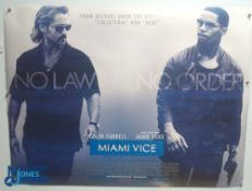 Original Movie/Film Poster – 2006 Miami Vice 40x30" approx. kept rolled, creases apparent, Ex Cinema