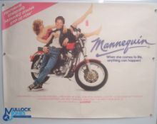 Original Movie/Film Poster – 1987 Mannequin 40x30" approx. kept rolled, creases apparent, Ex