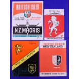 1971 British and I Lions Rugby Programmes (4): v NZ, 1st test, and v NZ Maoris, Wellington (47-9), S