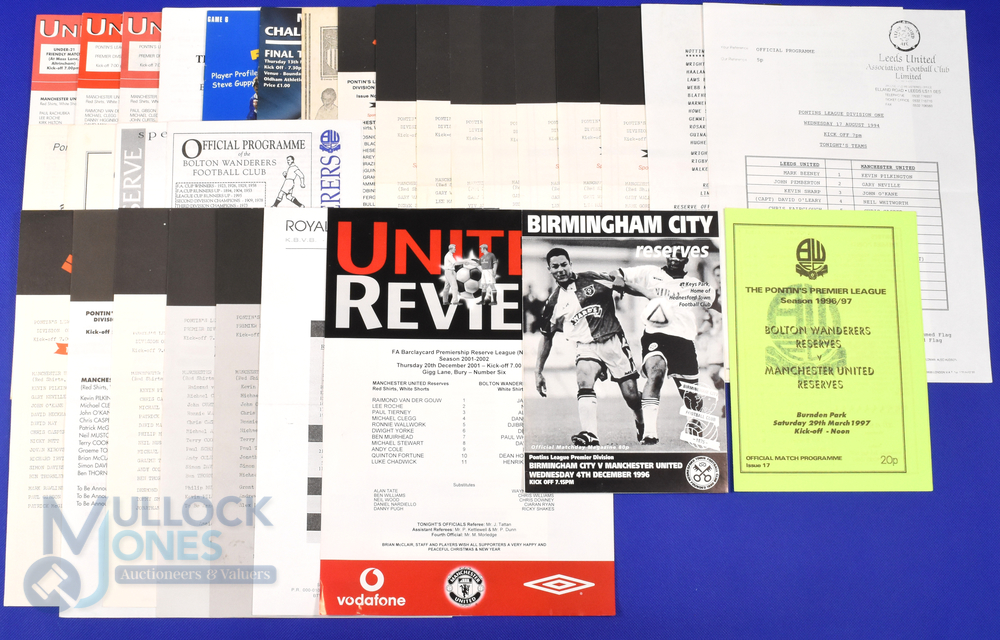 Selection of Manchester Utd home reserve match programmes 1958/59 Notts. County (1st team) ( - Bild 2 aus 2