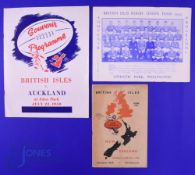 Scarce 1950 British and I Lions Rugby Programmes (3): Not too many about; 2nd test v NZ, wear to