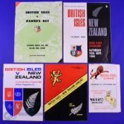 1966 British and I Lions in NZ Rugby Programmes (5): v NZ 3rd and 4th tests, Hawke's Bay, NZ Juniors