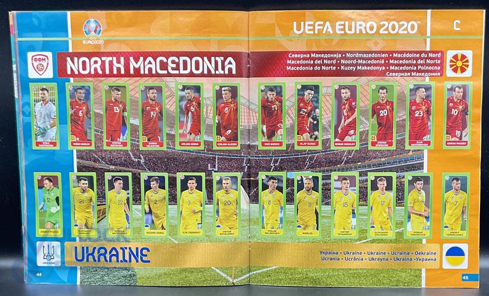 Panini UEFA Euro 2020 European Championship Tournament Edition Sticker Album Complete - Image 3 of 4