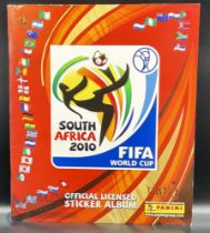 Panini FIFA World Cup Soccer Stars South Africa 2010 Sticker Album complete with Poster (Scores