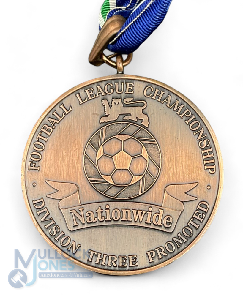 1996-1997 Nationwide Football League Division 2 Winners Medal Carlisle Utd former property of Warren - Bild 2 aus 2