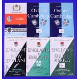 English Rugby Programme Miscellany (6): England v S Africa 1961, Ireland 1962 and N Zealand 1964;