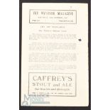 1947/48 Linfield v Belfast Celtic City Cup match 4 page programme 25 October 1947; score, small