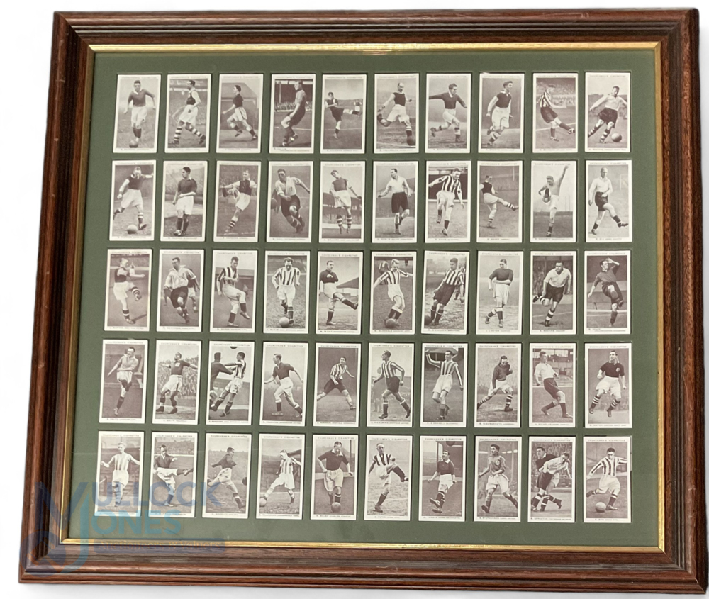 Framed full set of Churchman's Association Football Cards 52 x 48cm - Image 2 of 2