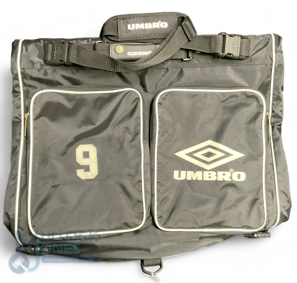 Alan Shearer Newcastle United Players Official Umbro Travel Case black and white with Nationwide