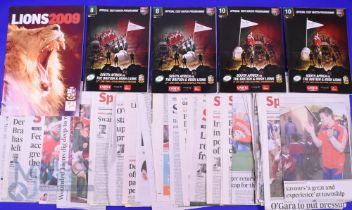 2009 British and I Lions to S Africa Rugby Programmes (4): Two programmes for the 3rd test of the