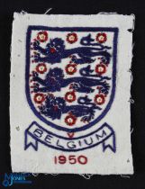 Bert Williams (1920-2014) England & Wolverhampton Wanderers - England embroidered cloth badge v