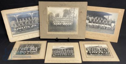 Mixed Lot of 1920s/30s Rugby Football Club team photographs Selhurst Grammar School RFC 1930-31, New