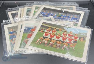 Typhoo Tea Ltd Premium Issues 10 x 8 Famous Football Clubs 1964 series 1 - set of 24 (please note