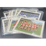 Typhoo Tea Ltd Premium Issues 10 x 8 Famous Football Clubs 1964 series 1 - set of 24 (please note