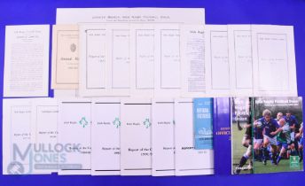 1930-2007 Irish RFU and Rugby Provinces, Annual and Committee Reports (23): With some duplication,