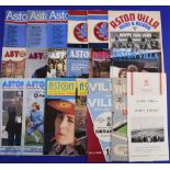 Collection of Aston Villa home programmes 1948/49 Preston NE, 1949/50 Bolton Wanderers, 1952/53