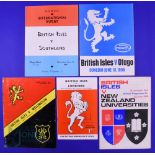 1966 British and I Lions in NZ Rugby Programmes (5): v Southland, Mid/S Canterbury and N Otago,