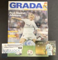 2004/2005 Real Madrid C F v Albacete B 14th November 2004 Programme and VIP Ticket together with