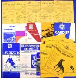 1966/67 Complete league season Wolverhampton Wanderers match programmes homes (21) and aways (21)