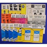 Selection of Ayr Utd home match programmes 1964/65 East Fife, 1967/68 East Stirling, 1969/70 Morton,