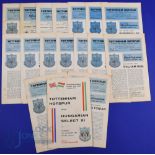 Collection of Tottenham Hotspur homes to include 1961/62 WBA, 1963/64 WHU reserves, Notts. County